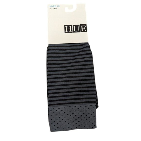 Hue Dot and Stripe Knee Hi NWT - Picture 1 of 3